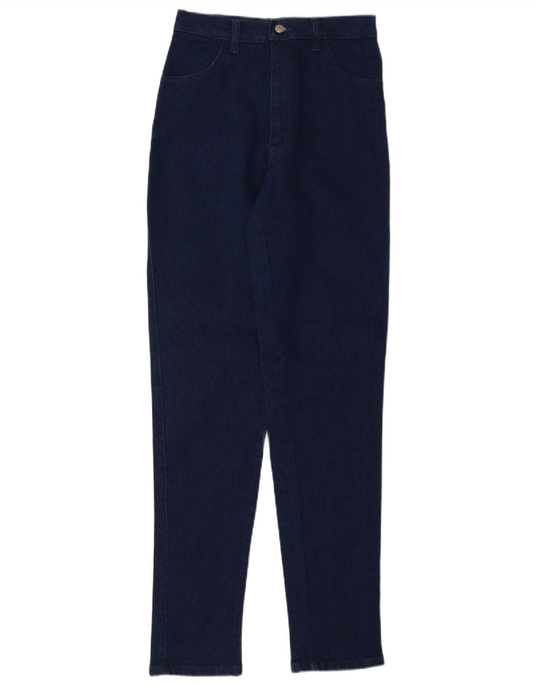 Jeans affusolati da donna vintage W27 L32 blu navy