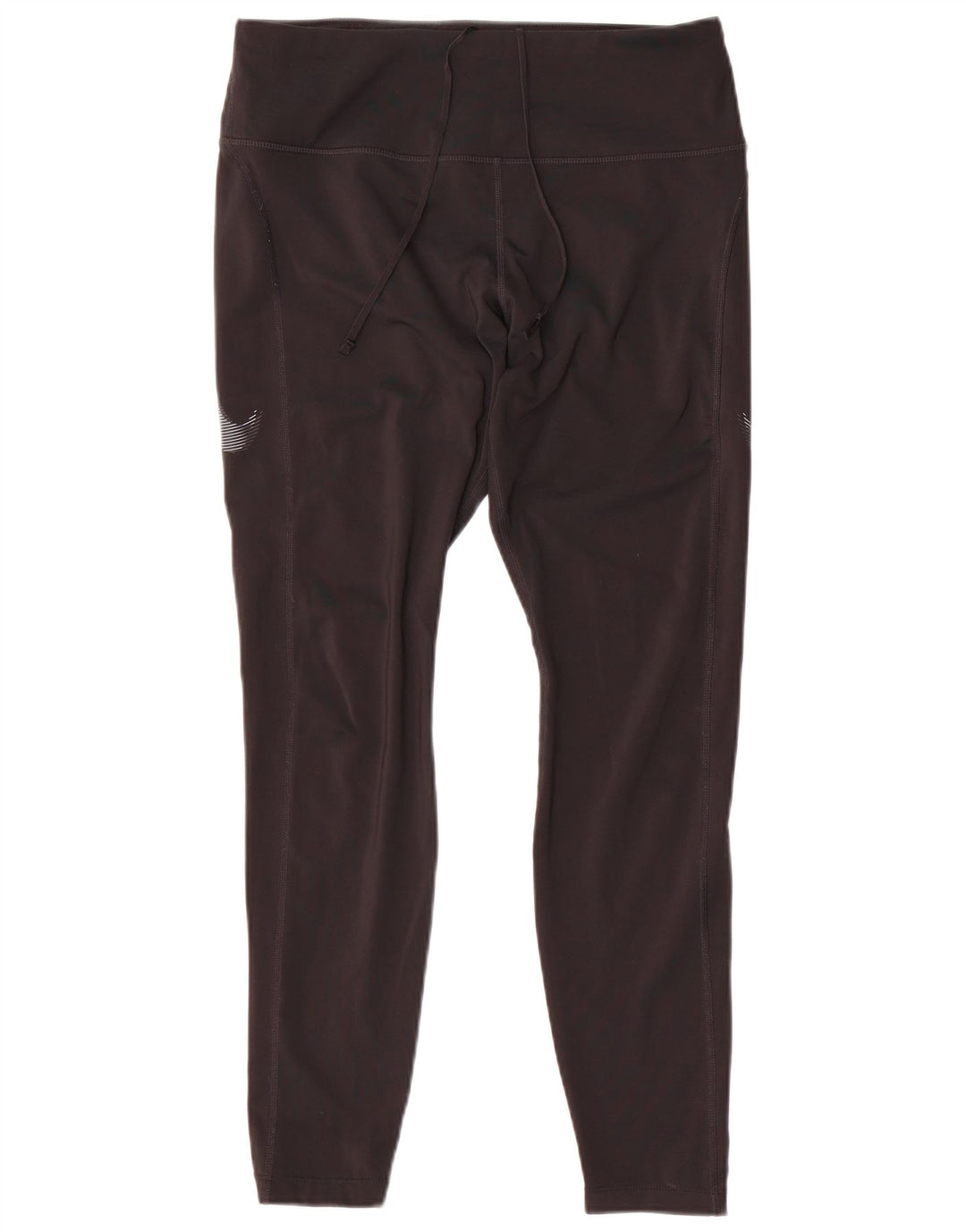 Leggings grafici da donna Nike UK 14 grande poliestere nero