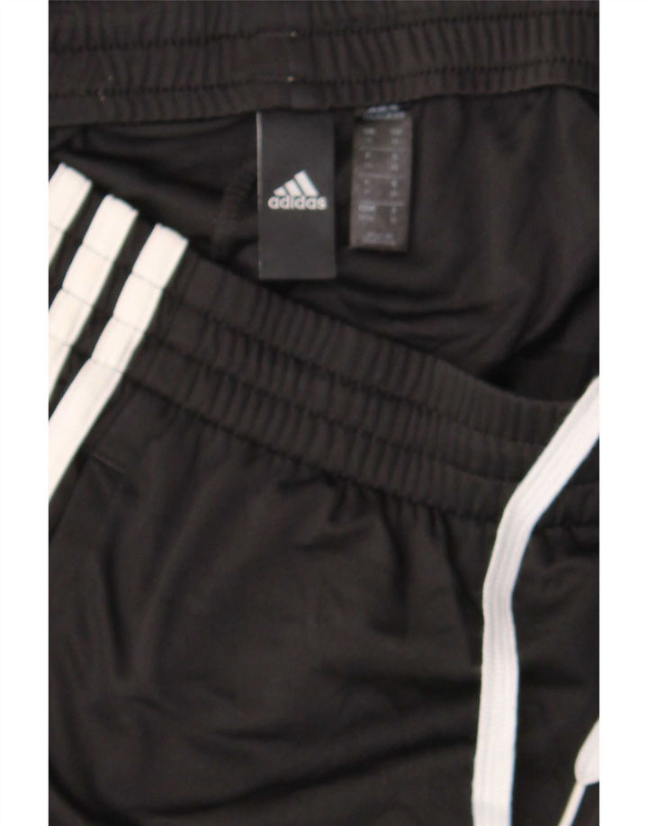 Pantaloncini sportivi da uomo Adidas medi sportivi in poliestere nero