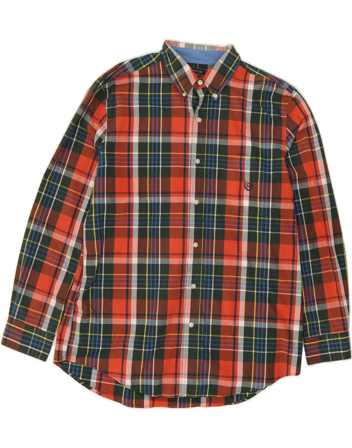 CHAPS Mens Shirt Large Multicoloured Check Cotton Vintage Chaps and Second-Hand Chaps from Messina Hembry 