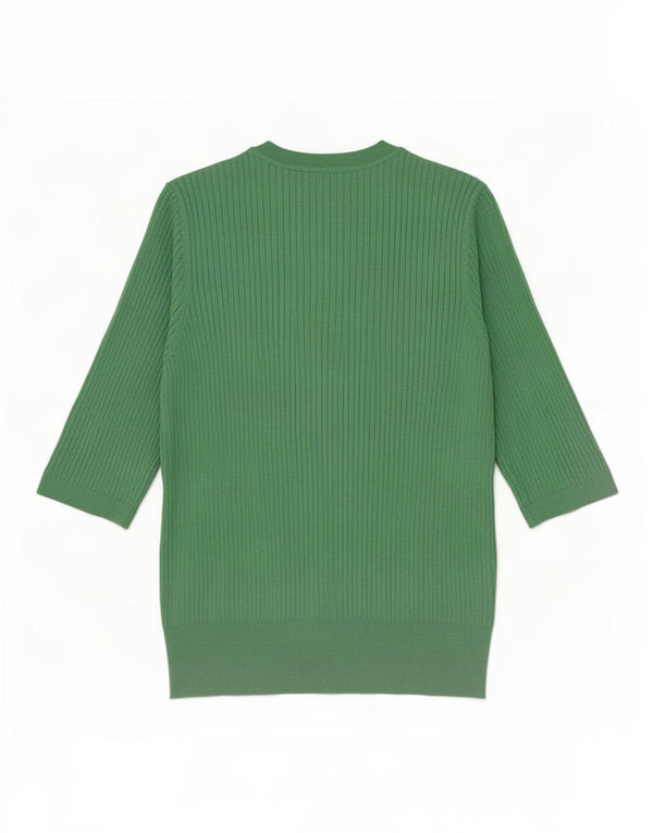Marks & Spencer Womens Blouse Top UK 14 Medium Green Viscose