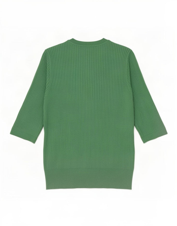 Top camicetta da donna Marks & Spencer UK 14 Viscosa verde medio