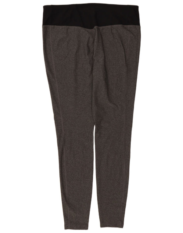 Leggings Dri Fit da donna NIKE UK 18 XL poliestere grigio