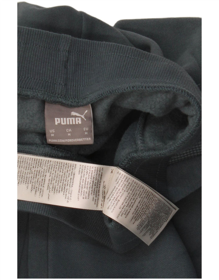 Pantaloni da tuta da uomo Puma in cotone verde medio