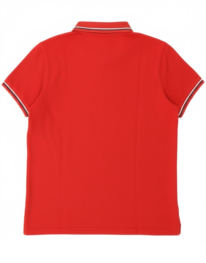 Polo da uomo Fila XS in cotone rosso