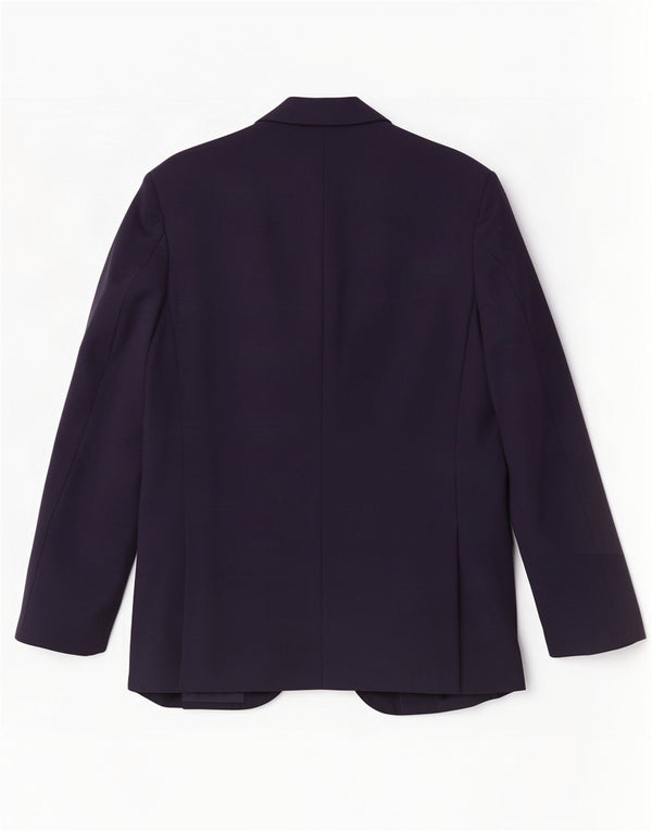 Boggi Giacca Blazer a 2 Bottoni da Uomo IT 52 XL Blu Navy Lana Vergine