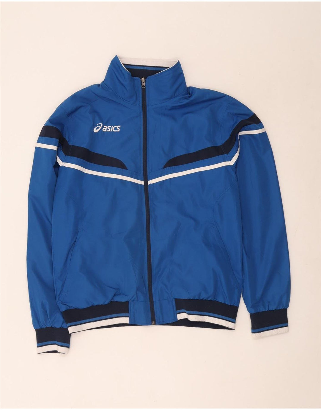 Giubbotto bomber da uomo Asics UK 42 XL Blu poliestere color block