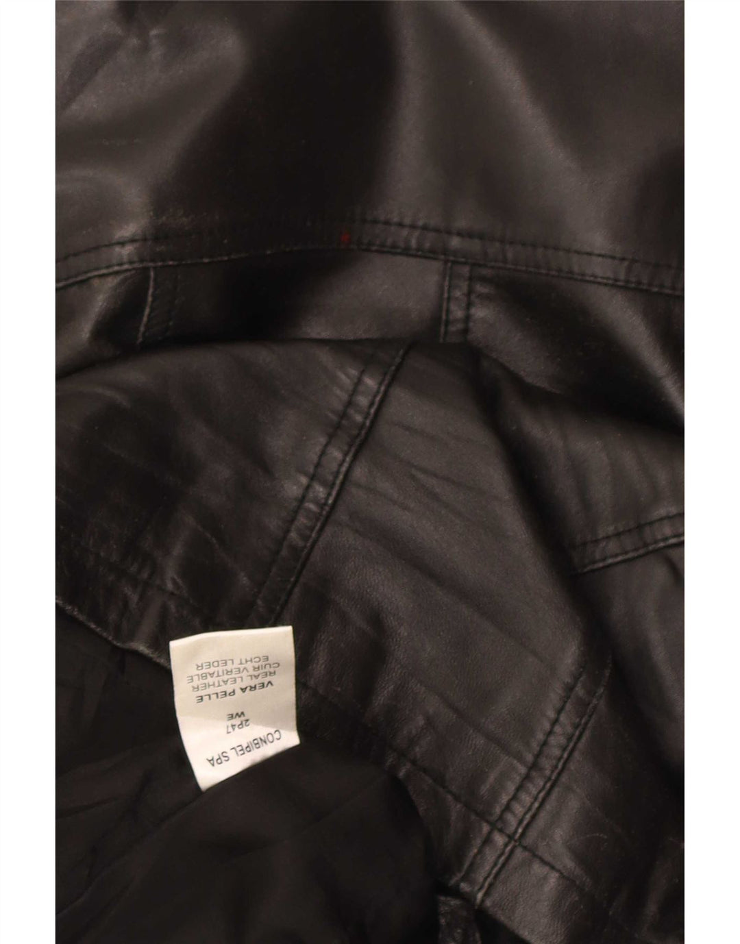 Giacca In Pelle Donna Conbipel IT 48 XL Nera