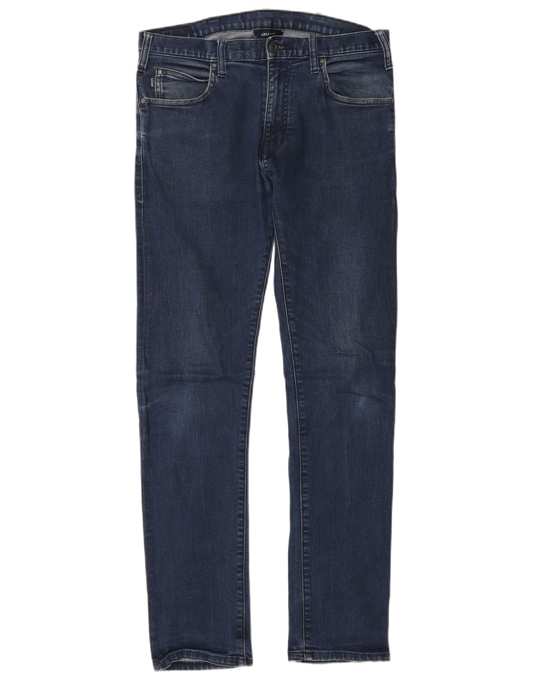 Jeans slim da uomo ARMANI W30 L32 cotone blu