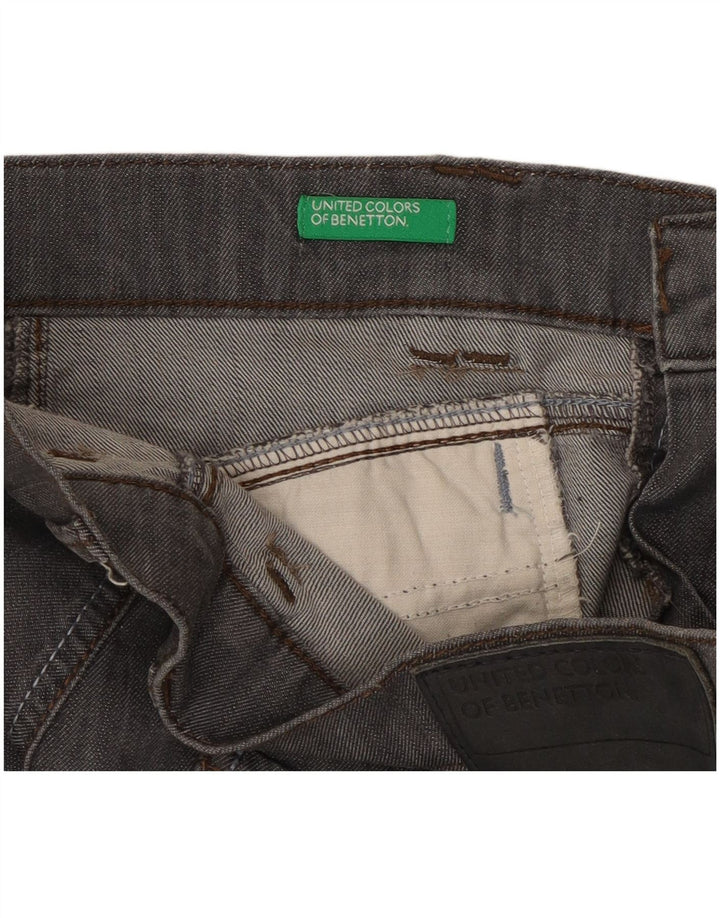 Jeans Capri da donna Benetton W32 L21 Grigi