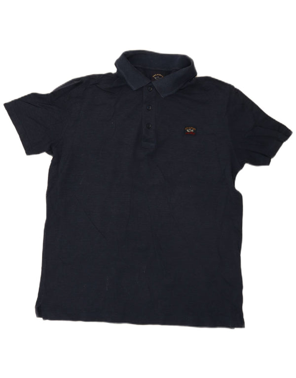 Polo da uomo Paul & Shark grande blu navy