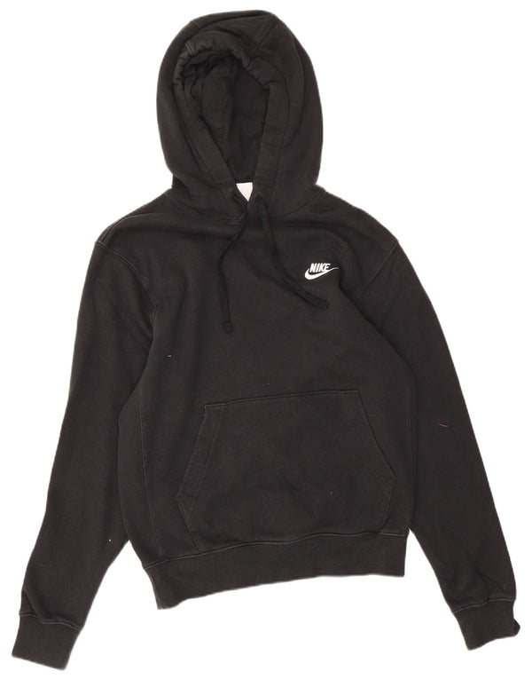 Felpa con cappuccio da uomo Nike XS in cotone nero