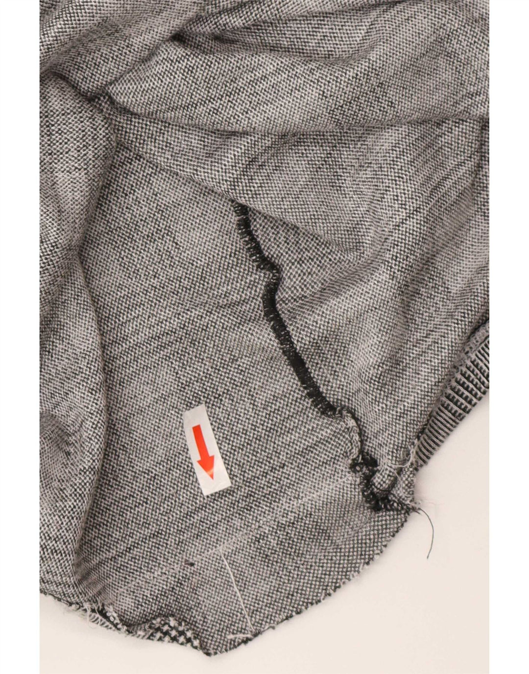 Camicetta a maniche lunghe da donna Zara UK 12 Grigio medio a quadri classico