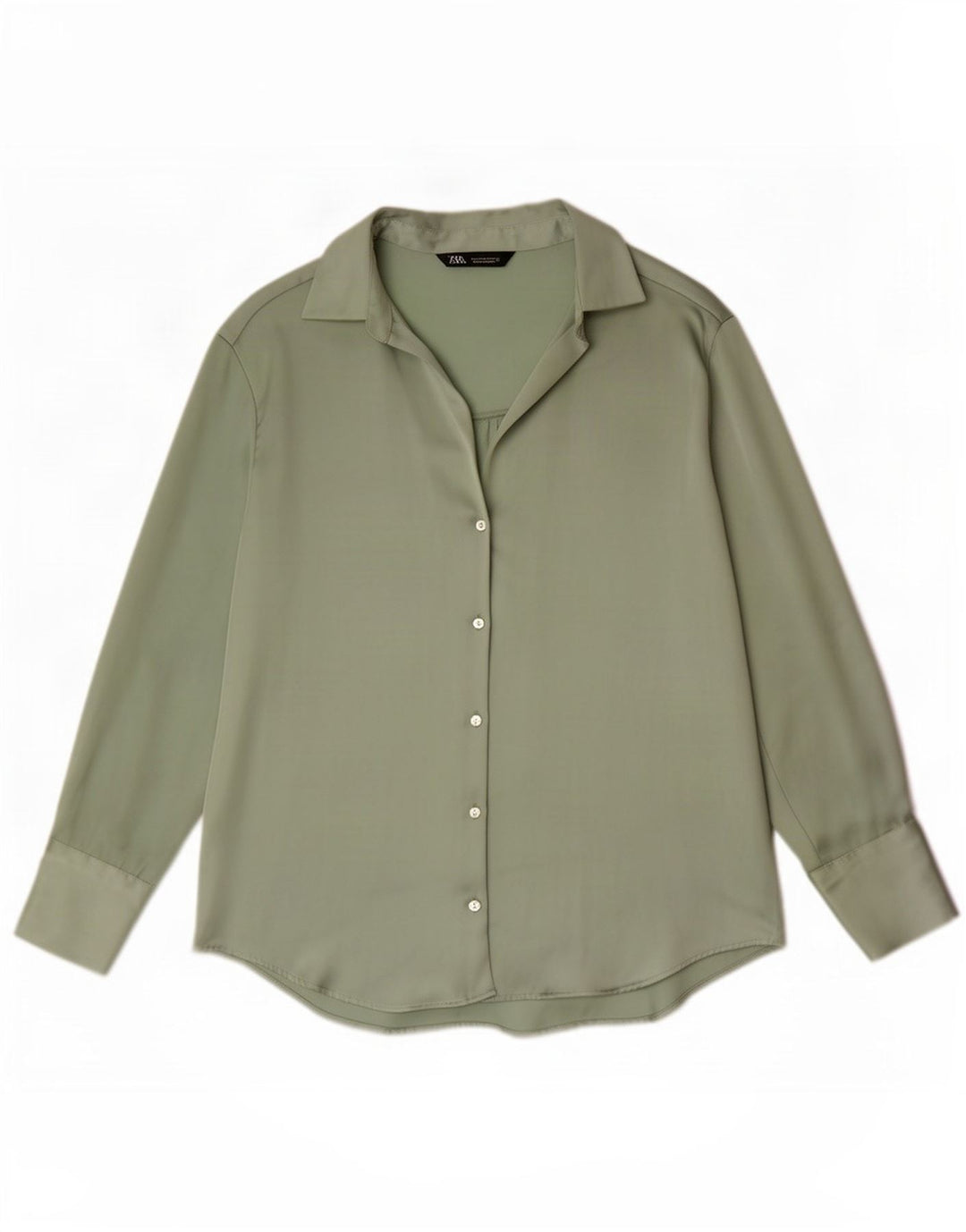 Camicetta da donna Zara UK 14 verde medio