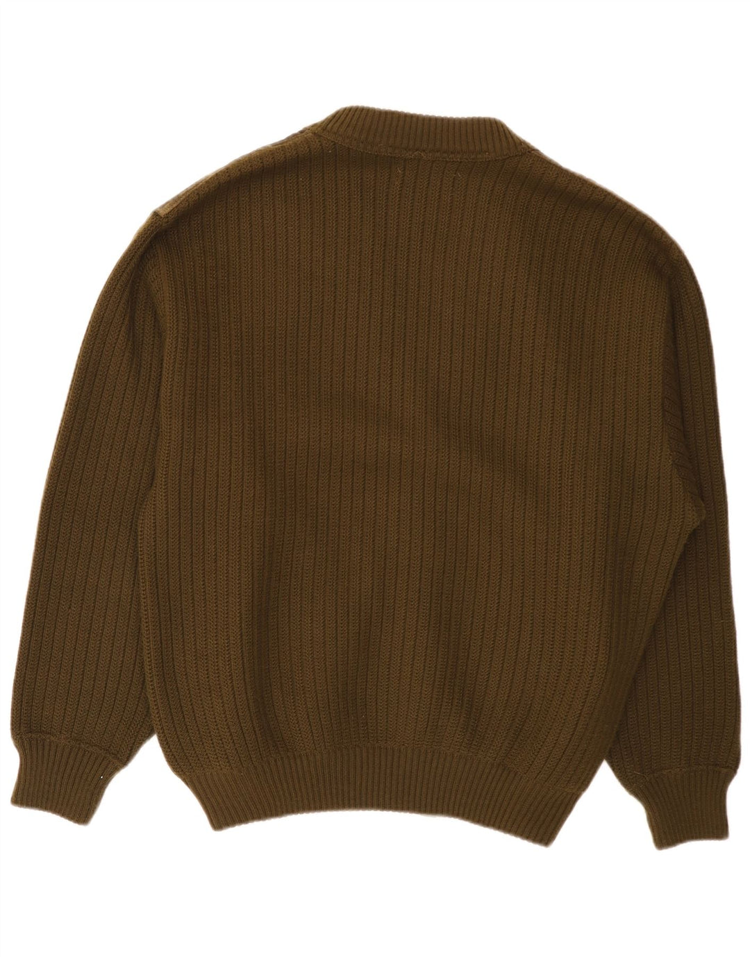 Maglione cardigan in pelle scamosciata da uomo Malagrida XL verde