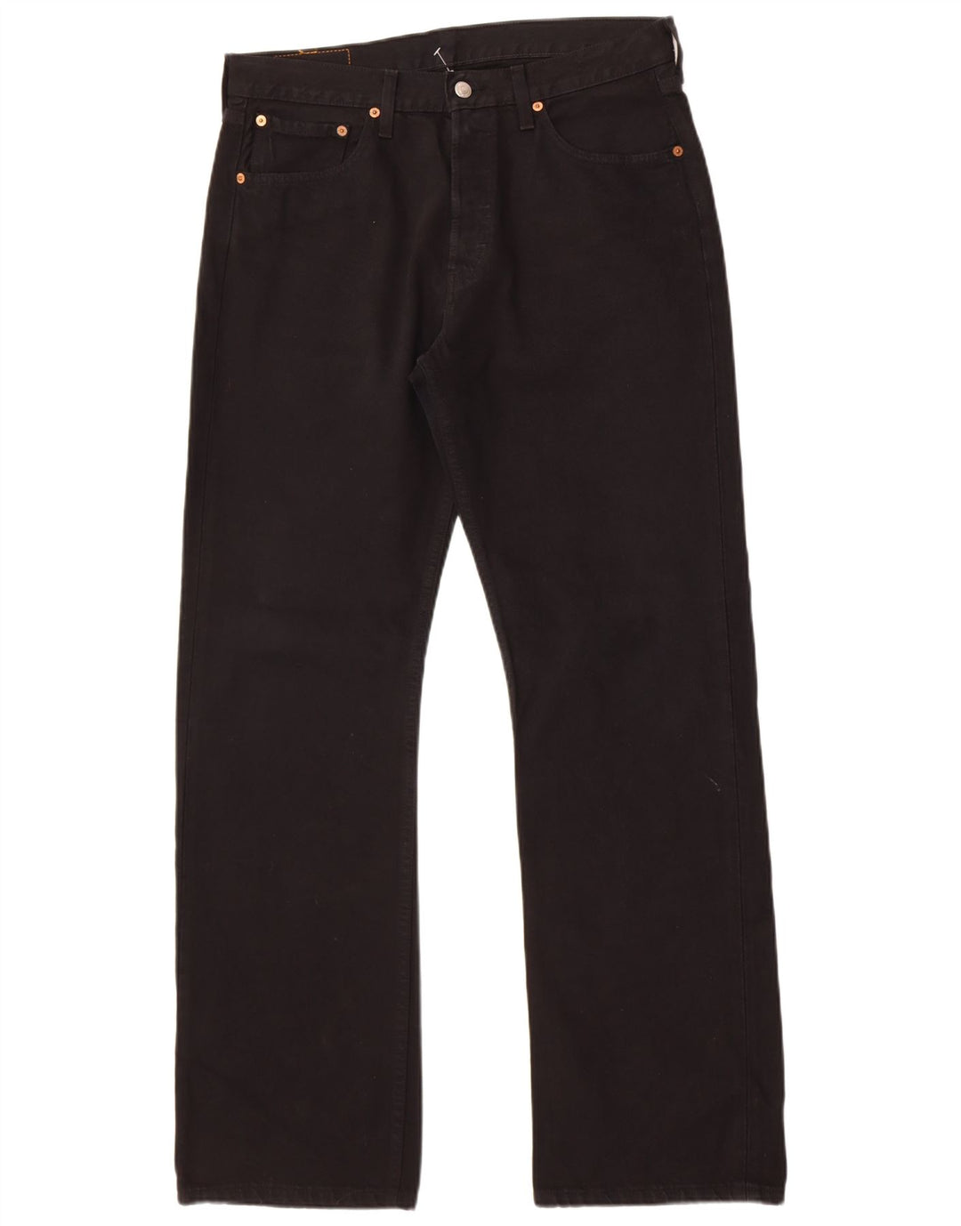 Levi's Uomo 501 Jeans dritti W32 L32 Cotone Nero