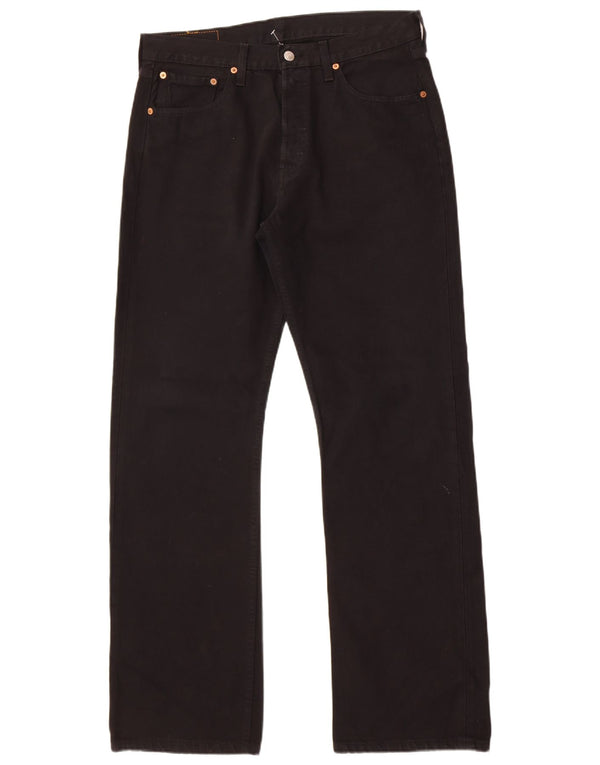 Levi's Uomo 501 Jeans dritti W32 L32 Cotone Nero