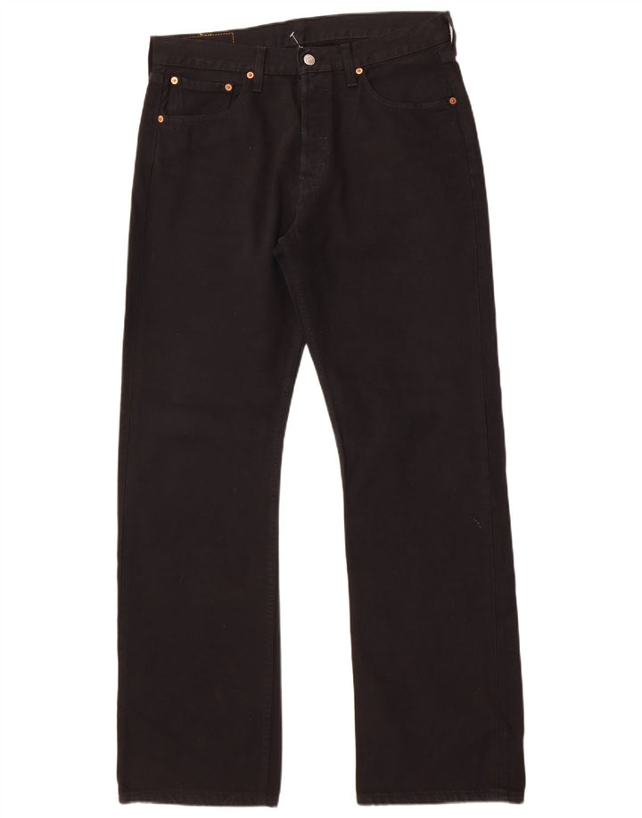Levi's Uomo 501 Jeans dritti W32 L32 Cotone Nero