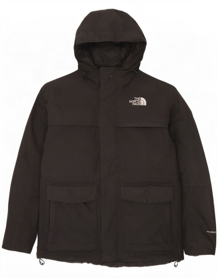 Giacca parka da uomo con cappuccio The North Face UK 40 grande poliestere nero
