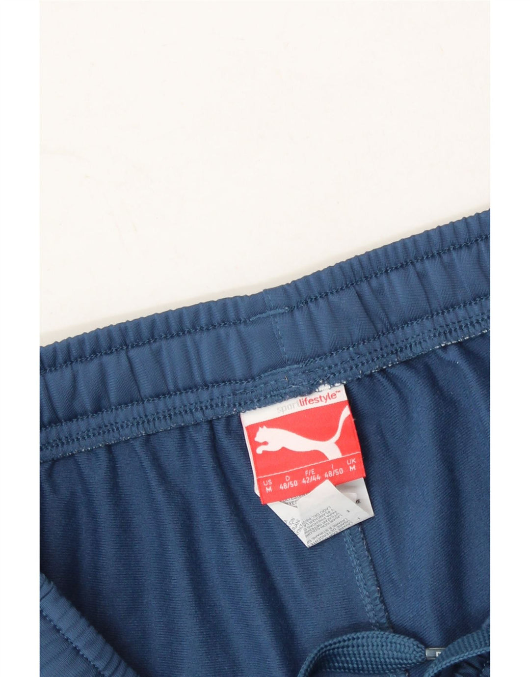 PUMA Mens Tracksuit Trousers Medium  Blue Polyester Vintage Puma and Second-Hand Puma from Messina Hembry 