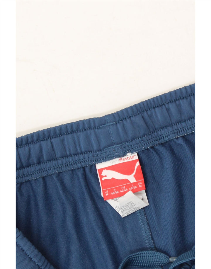 PUMA Mens Tracksuit Trousers Medium  Blue Polyester Vintage Puma and Second-Hand Puma from Messina Hembry 