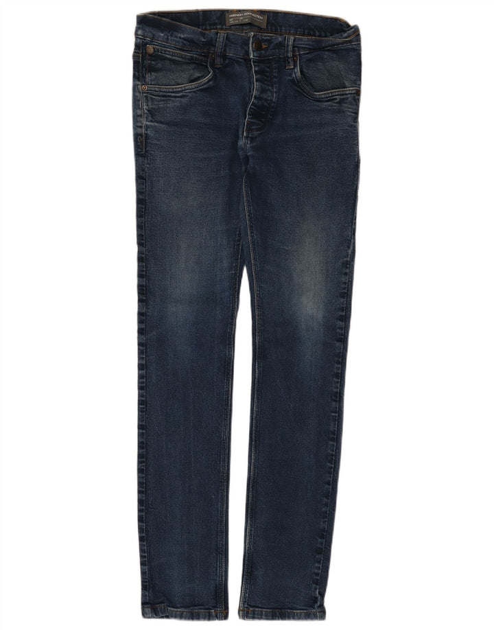 Jeans slim da uomo French Connection W32 L32 cotone blu