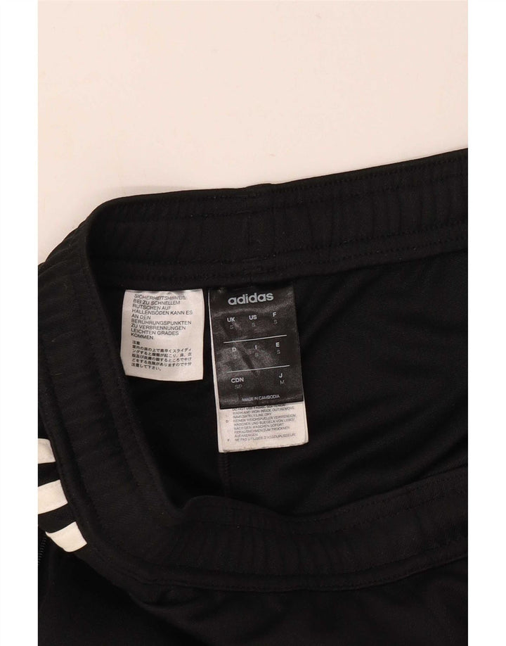 Pantaloni da tuta Adidas Climalite da uomo piccoli in poliestere nero
