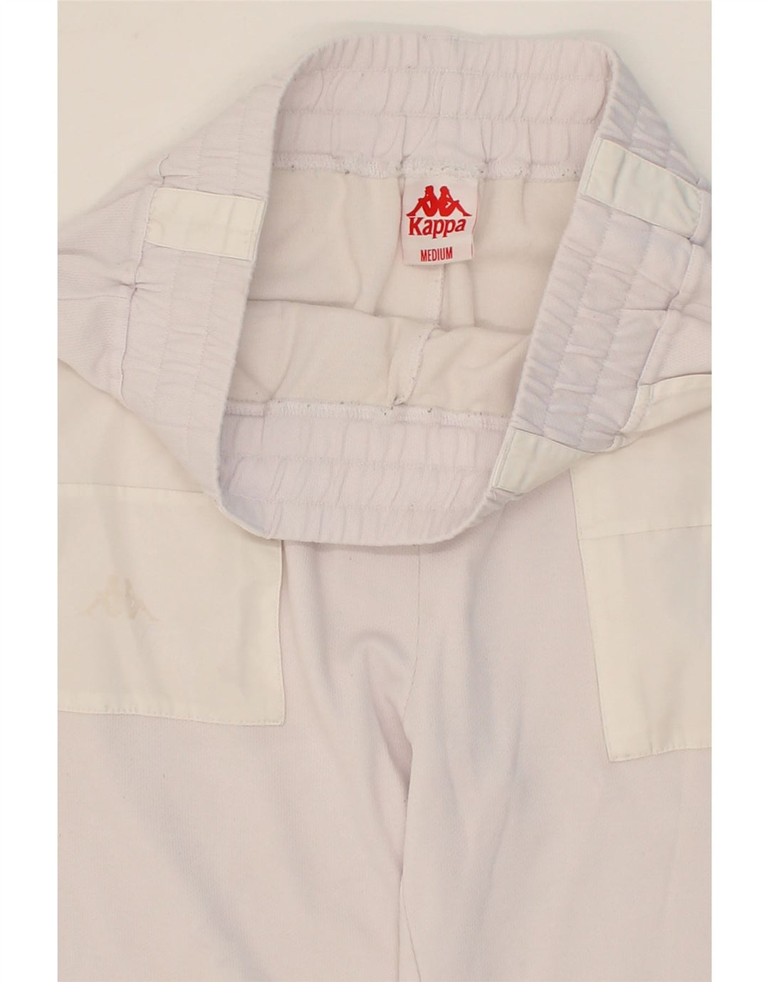 KAPPA Womens Tracksuit Trousers Joggers UK 14 Medium Off White Vintage Kappa and Second-Hand Kappa from Messina Hembry 