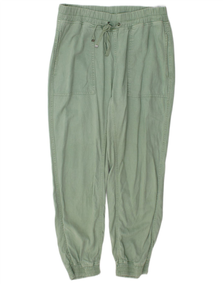Pantaloni jogging da donna Zara medi W28 L27 Lyocell verde