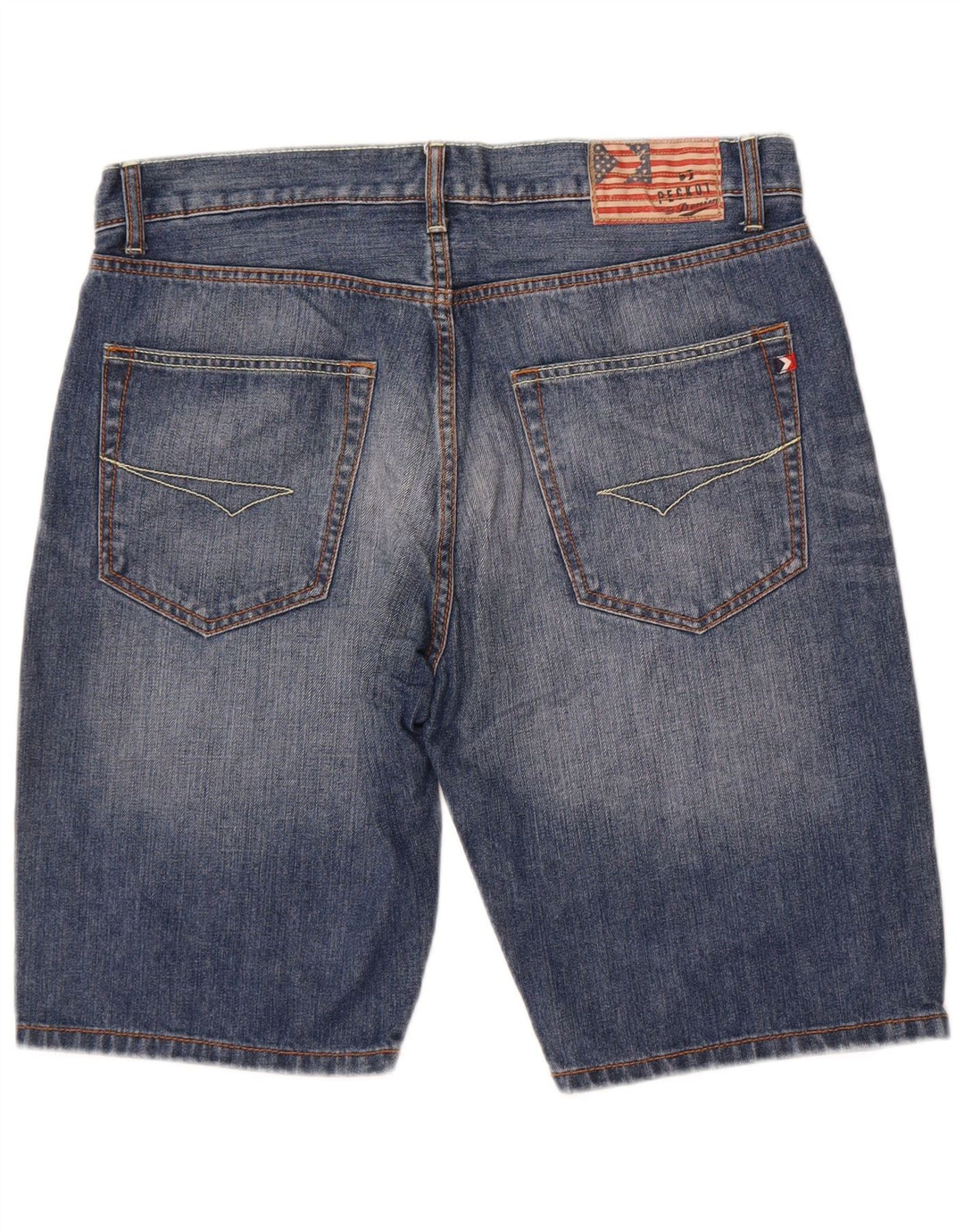 Pantaloncini di jeans da uomo Peckott W33 cotone blu medio