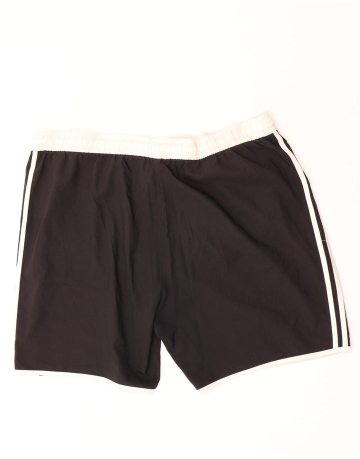 Pantaloncini sportivi da uomo Adidas 3XL Poliestere color block nero
