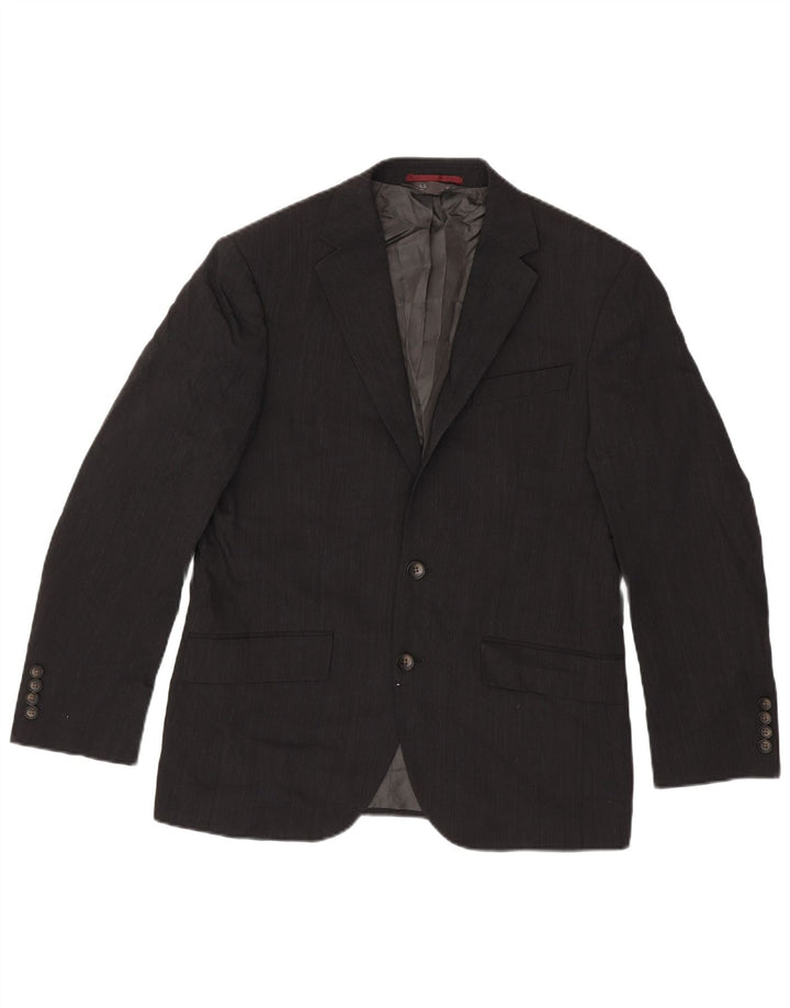 Giacca blazer a 2 bottoni da uomo Marks & Spencer UK 38 Lana grigio medio