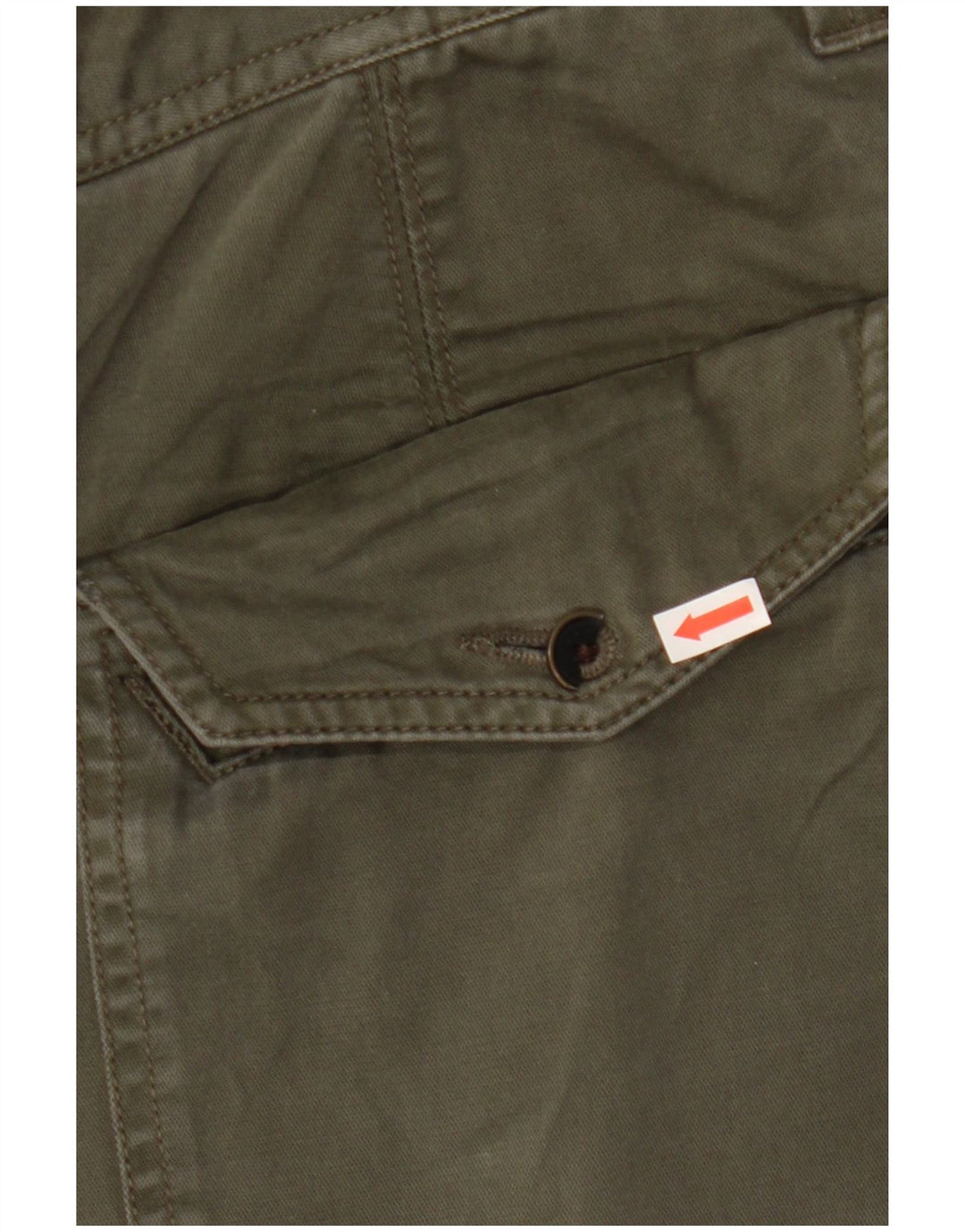 Pantaloni cargo dritti da uomo Timberland Earthkeepers W35 L31 cotone kaki