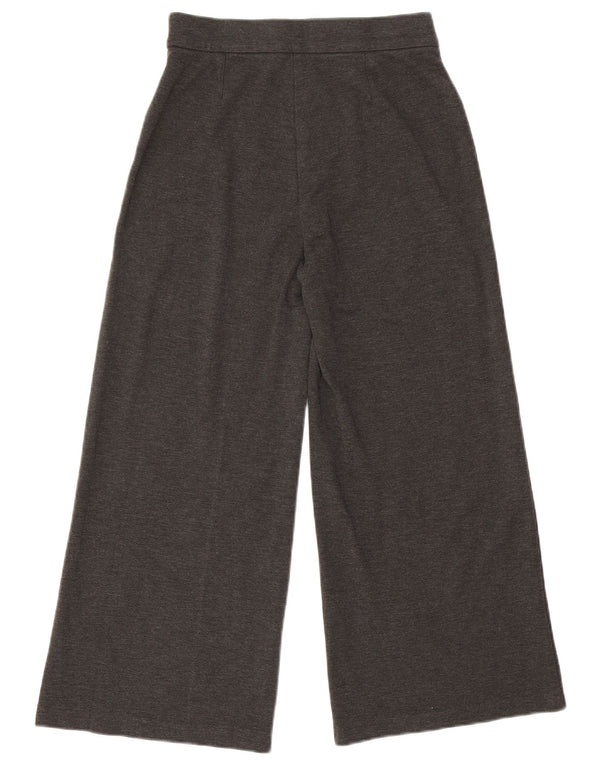 Pantaloni corti a gamba larga da donna Marks & Spencer UK 10 Small W28 L24 Grigio