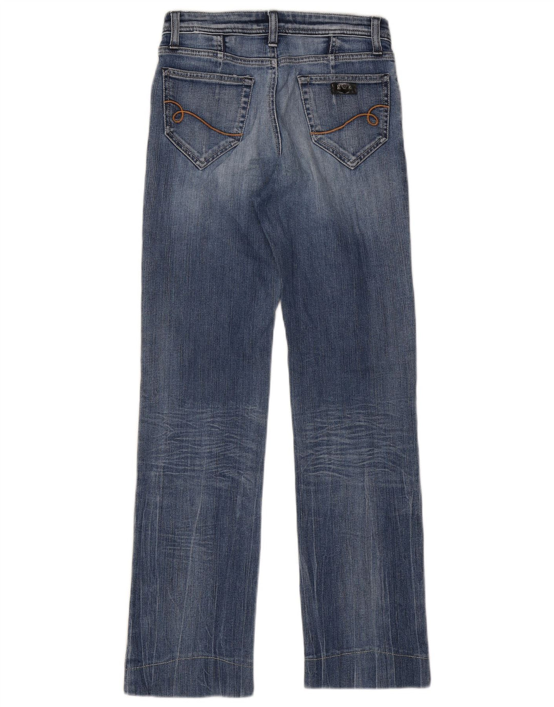 Jeans dritti da donna Emporio Armani W27 L29 Blu