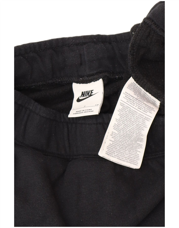 Pantaloni da tuta con grafica Nike da uomo, pantaloni da jogging, piccoli, in cotone nero