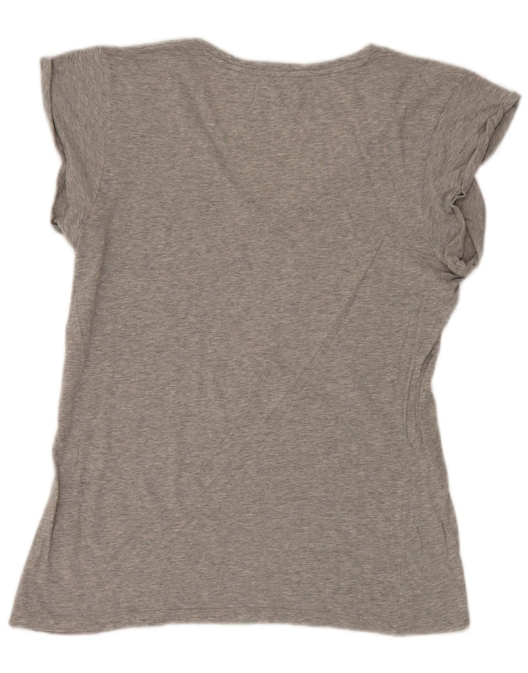 T-shirt grafica da donna Diesel Top UK 16 grande grigia