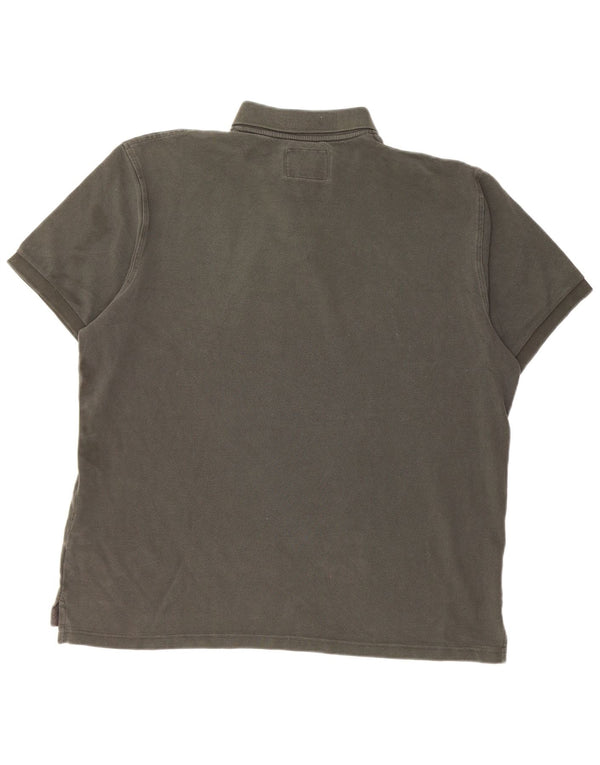 Polo da uomo J. Crew XL in cotone grigio