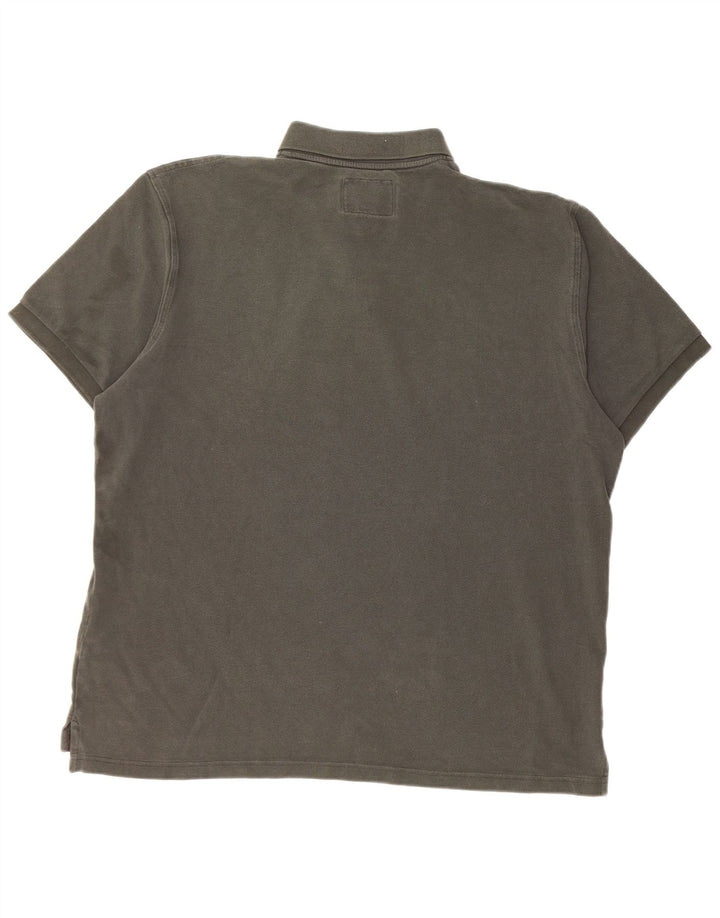 Polo da uomo J. Crew XL in cotone grigio