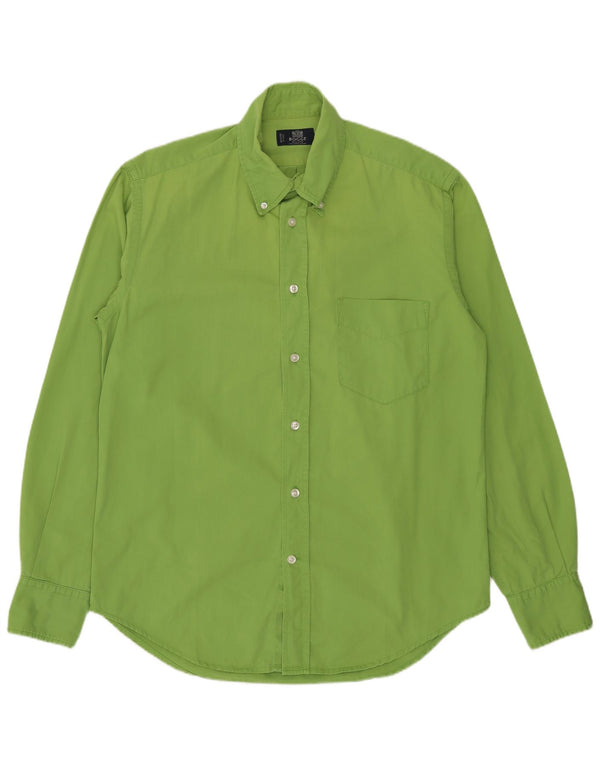 Camicia Uomo Boggi Piccola Verde Cotone
