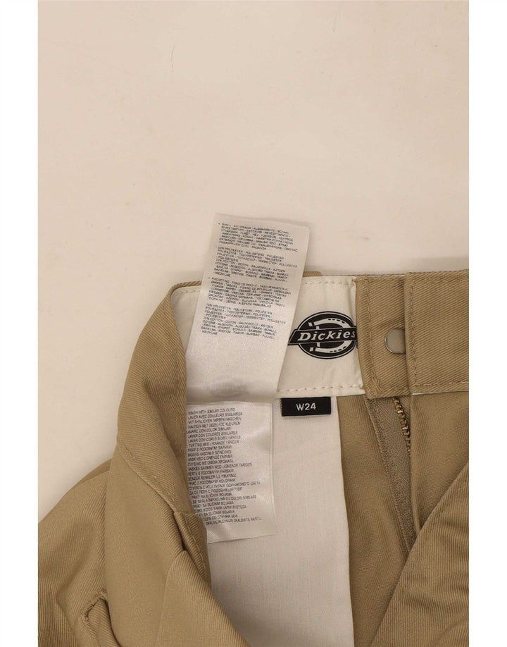 Pantaloni chino dritti da donna Dickies W24 L26 poliestere beige