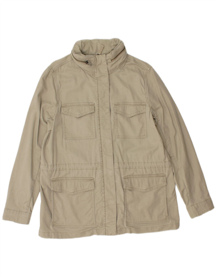 Giacca utilitaria con cappuccio da donna Lands End UK 14 Cotone verde medio