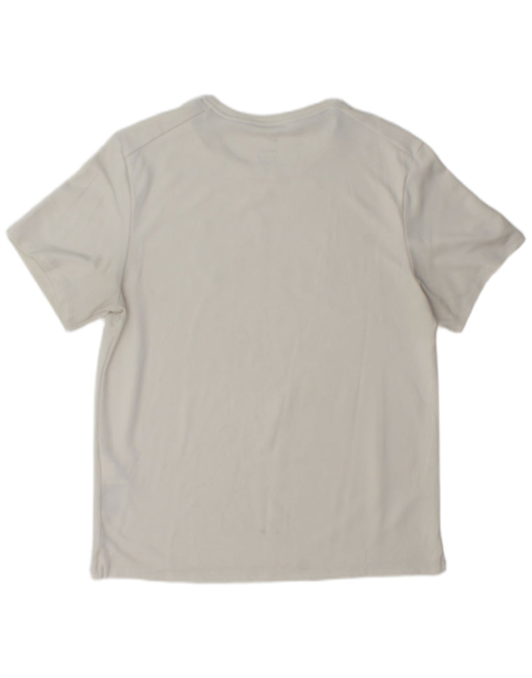 T-shirt grafica Nike Dri Fit da uomo, piccola, in poliestere bianco