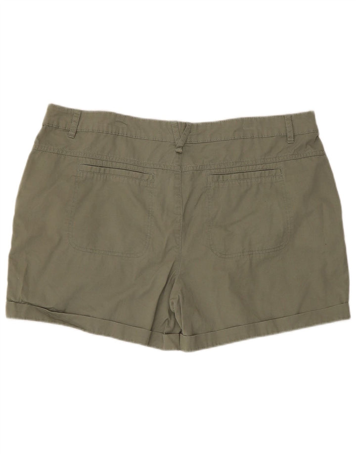 Pantaloncini cargo da donna Mountain Warehouse W38 XL cotone kaki