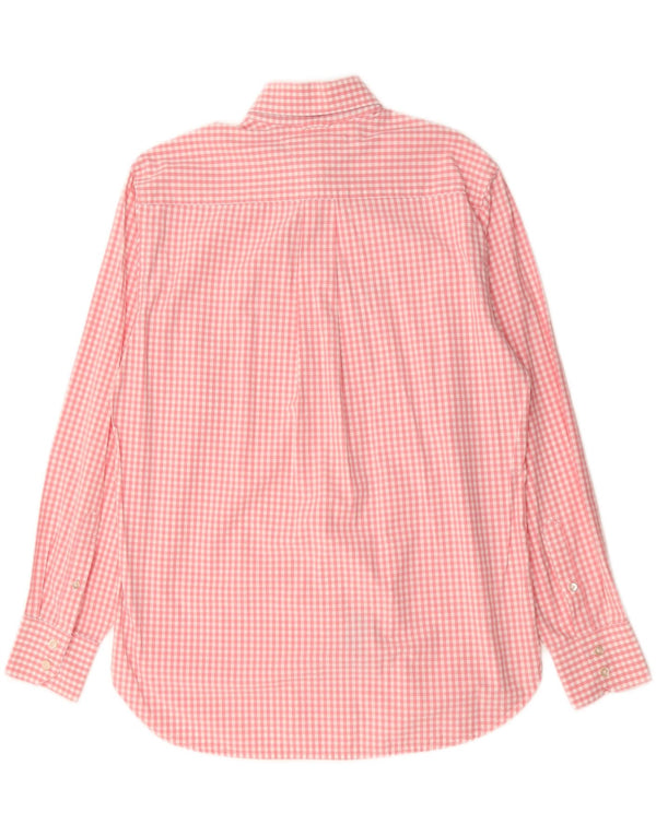 TOMMY HILFIGER Camicia da uomo in cotone a quadretti rosa medio