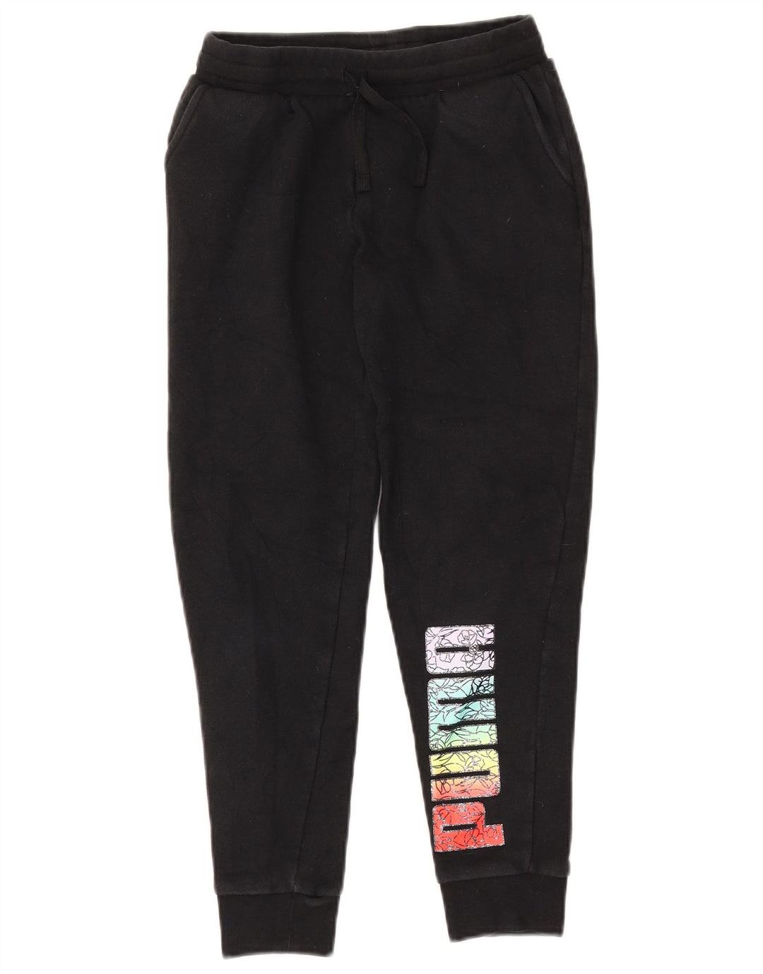 Pantaloni da tuta con grafica PUMA da ragazzo Joggers 10-11 anni medio nero
