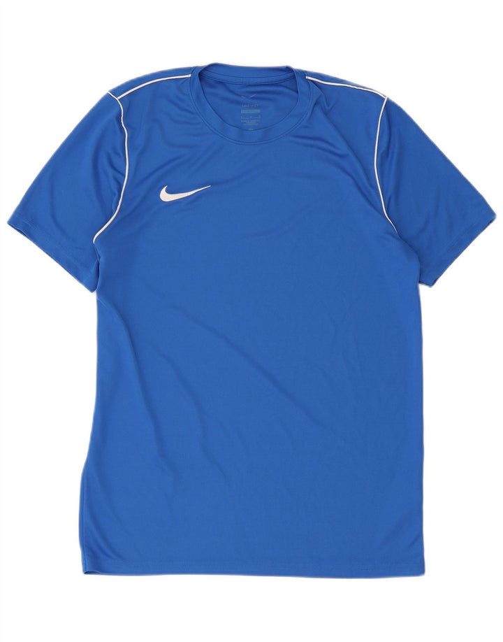 T-shirt Nike Dri Fit Slim Fit da uomo, grande, in poliestere blu