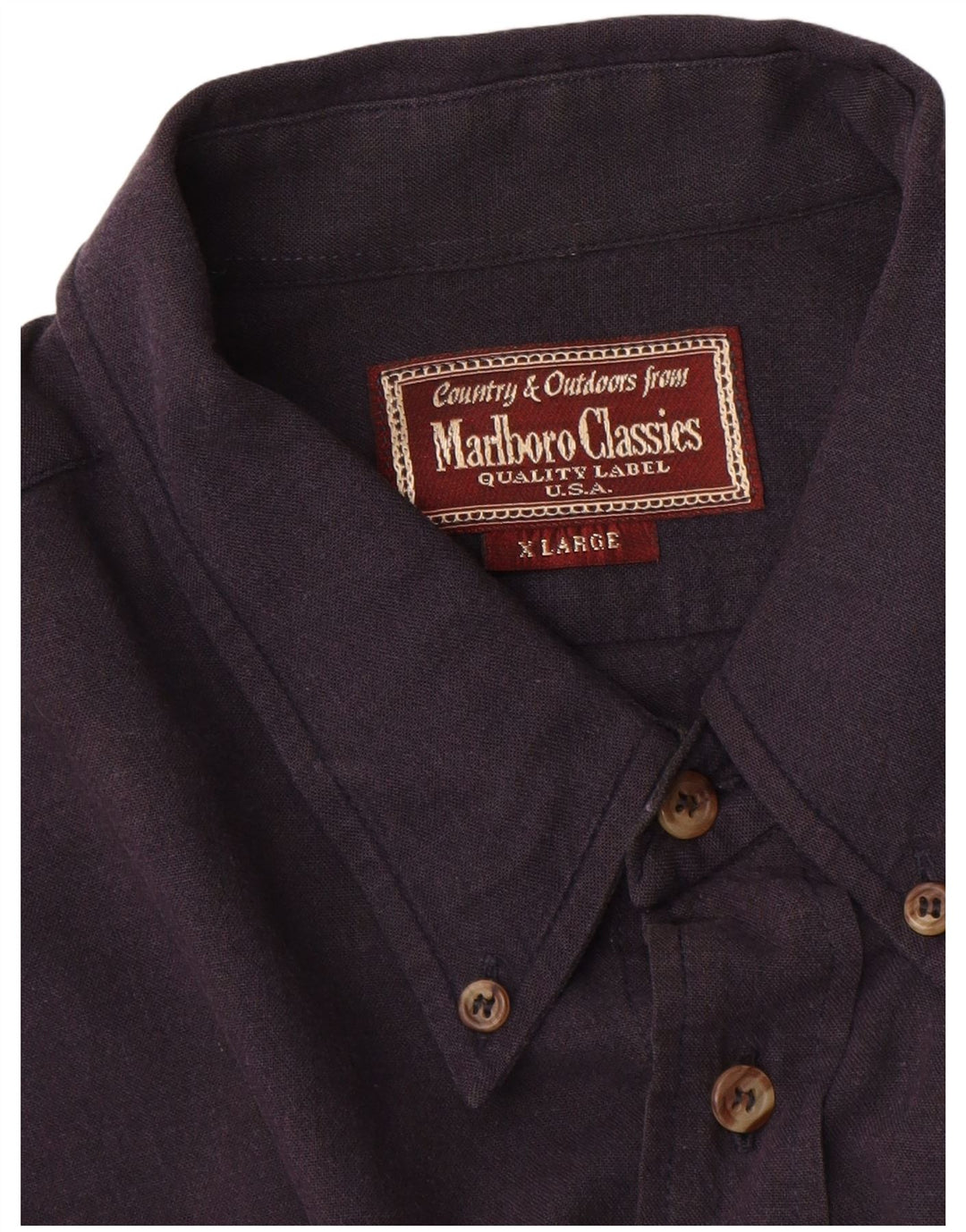 Camicia da uomo Marlboro Classics XL Blu navy