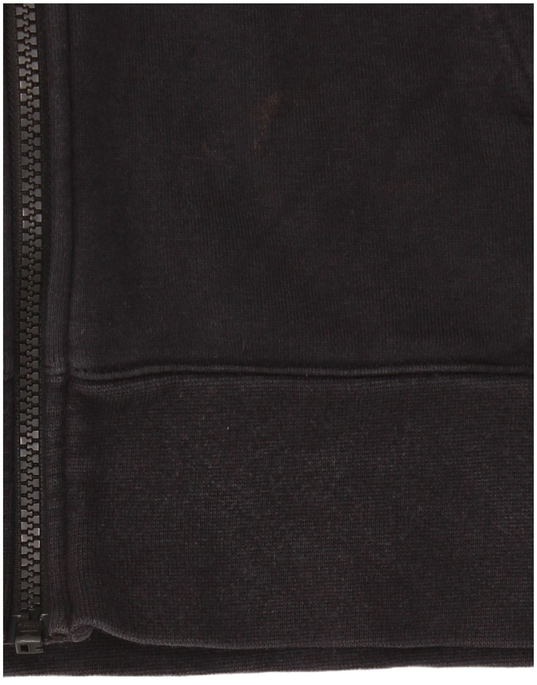 Felpa con cappuccio e zip grafica Nike da uomo in cotone color block medio nero