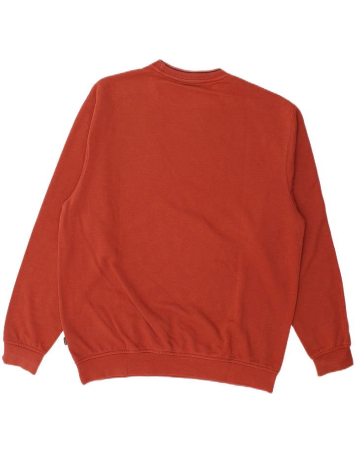 LERROS Mens Sweatshirt Jumper Large Orange Cotton Vintage Lerros and Second-Hand Lerros from Messina Hembry 